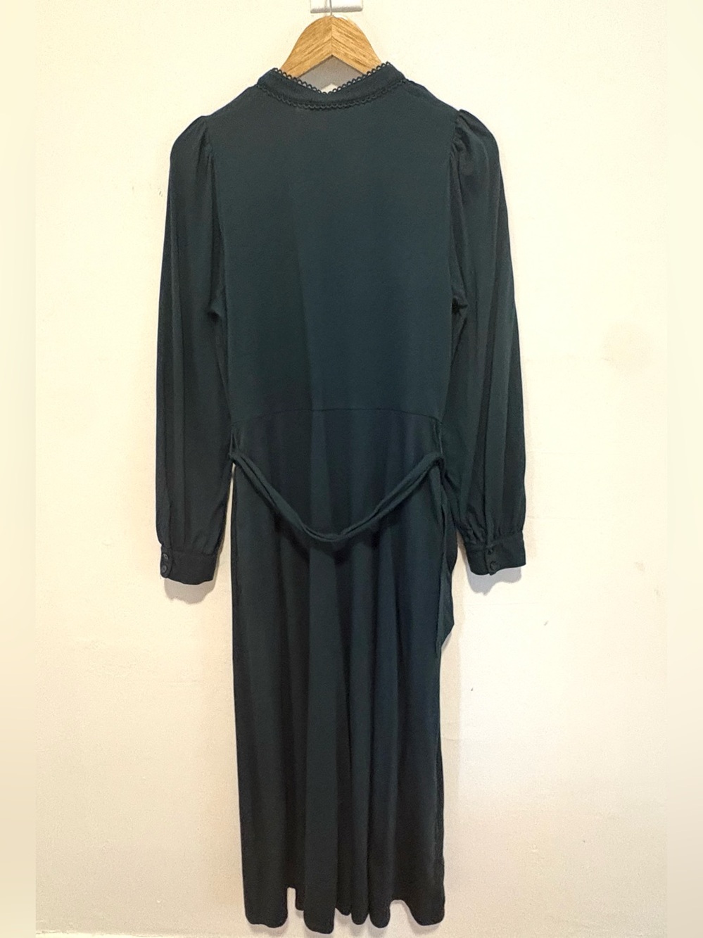 Boden  Green Long Sleeve Maxi Shirt Dress - Picture 4 of 6